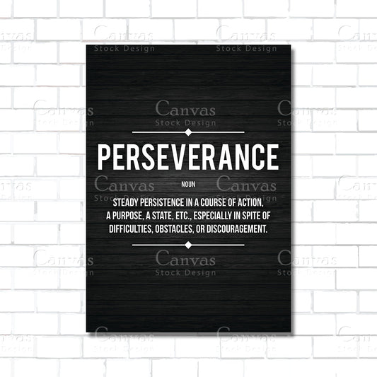 Perseverance Definition Wall Art