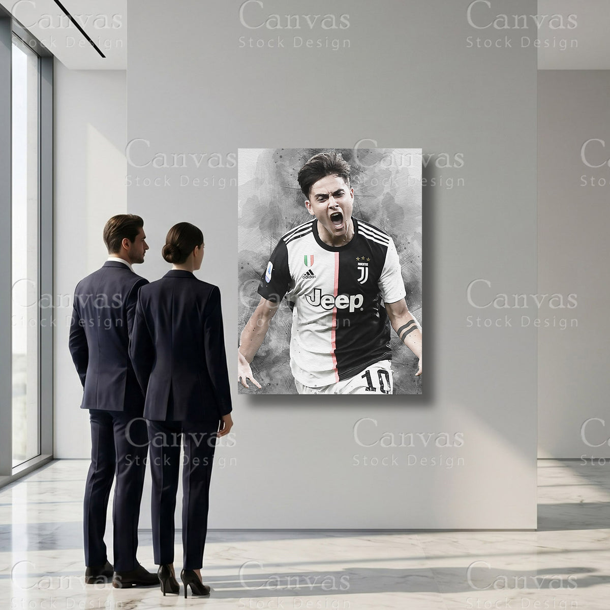 Paulo Dybala Sports Canvas Artwork