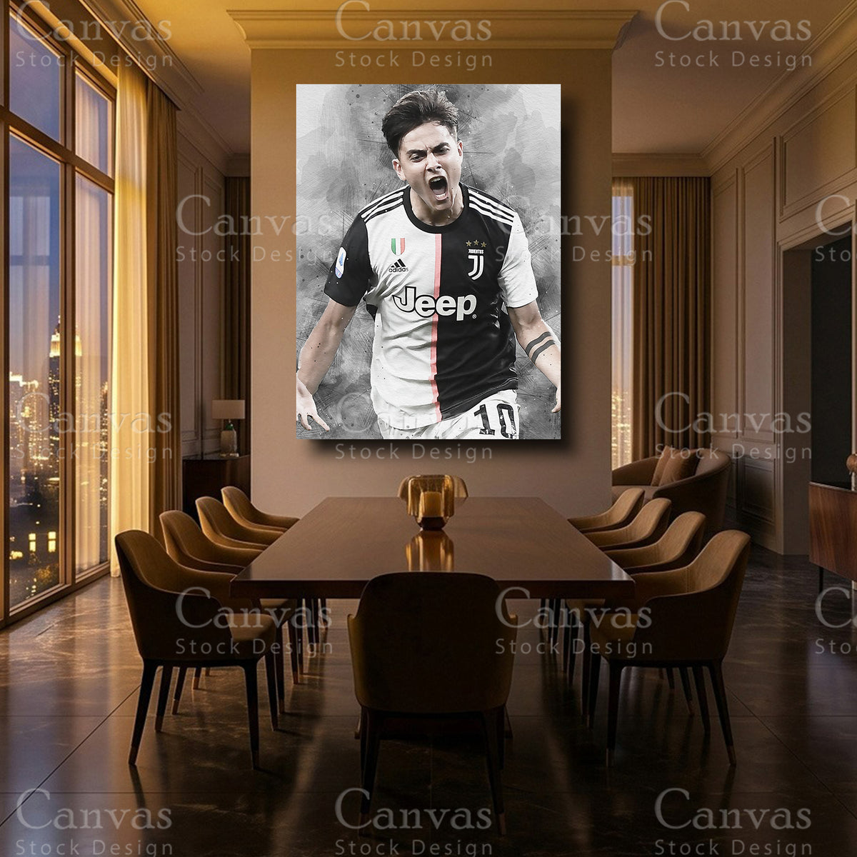 Paulo Dybala Canvas Art for Refined Interiors