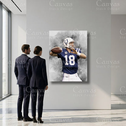 Peyton Manning NFL sports wall decor