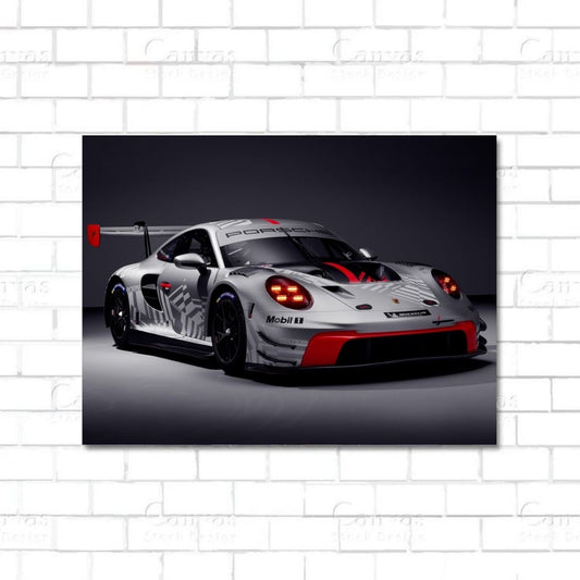 Porsche 911 GT3 Canvas Wall Art – Sports Car Canvas Print