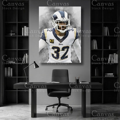 Premium Eric Weddle wall decor for a sports themed interior
