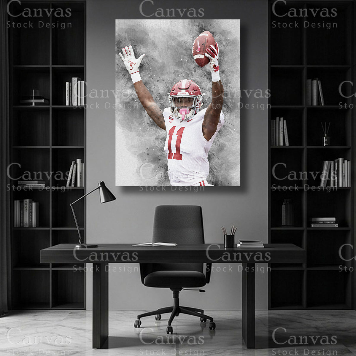 Premium Henry Ruggs wall decor for an NFL themed interior