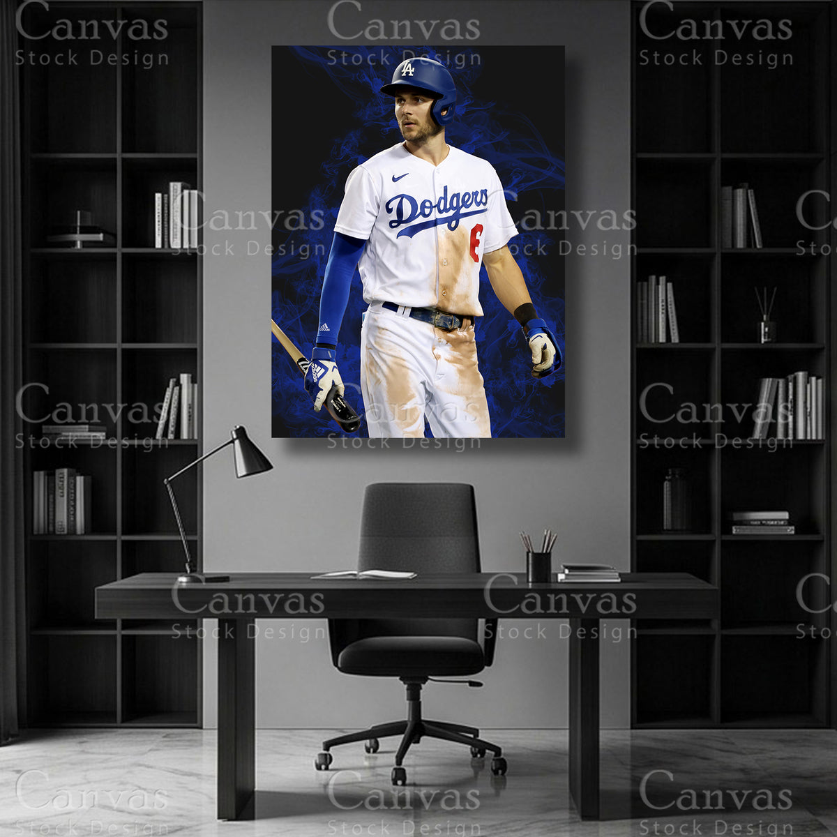 Premium Trea Turner artwork for a baseball themed room