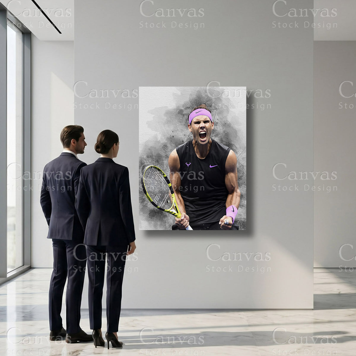 Rafael Nadal Tennis Sports Artwork