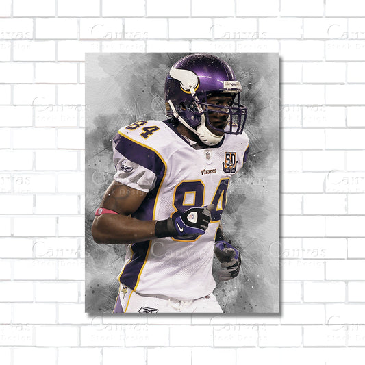 Randy Moss Canvas Wall Art