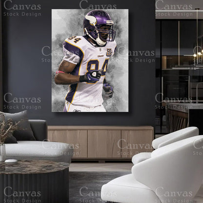 Randy Moss statement sports canvas artwork