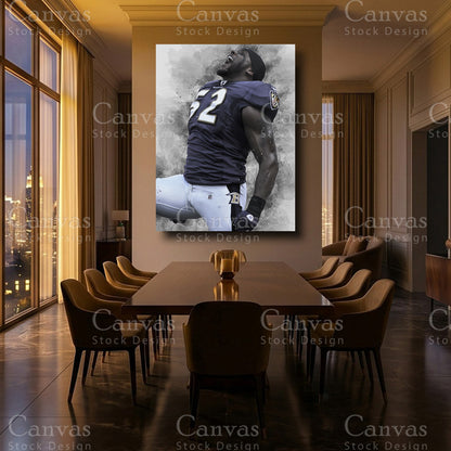 Ray Lewis luxury NFL wall decor