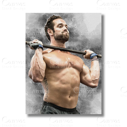 Rich Froning Iconic CrossFit Canvas Wall Art