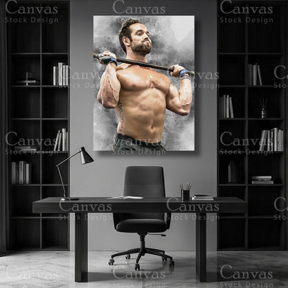 Rich Froning Fitness Canvas Wall Art