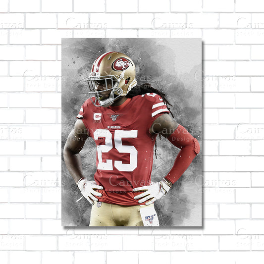Richard Sherman Canvas Wall Art – NFL Football Poster