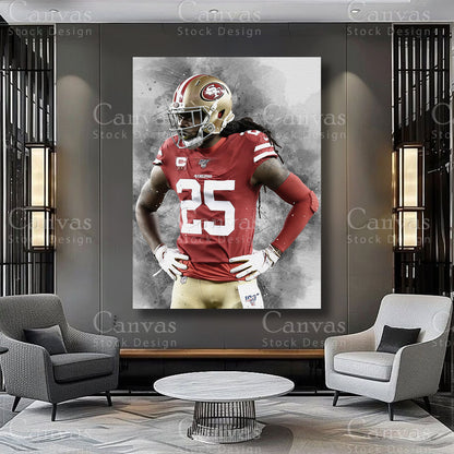 Richard Sherman premium athlete canvas artwork
