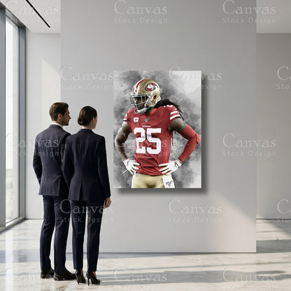 Richard Sherman defensive football sports artwork