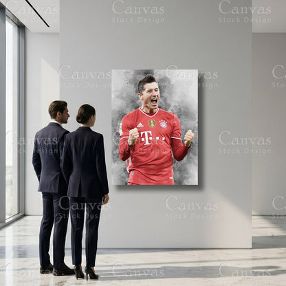 Robert Lewandowski Football Sports Artwork