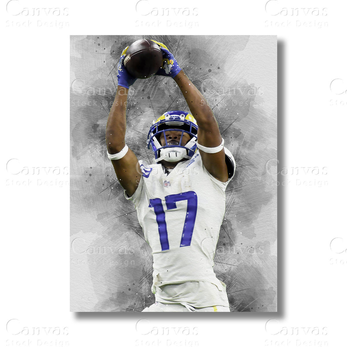 Robert Woods Signature NFL Canvas Wall Art