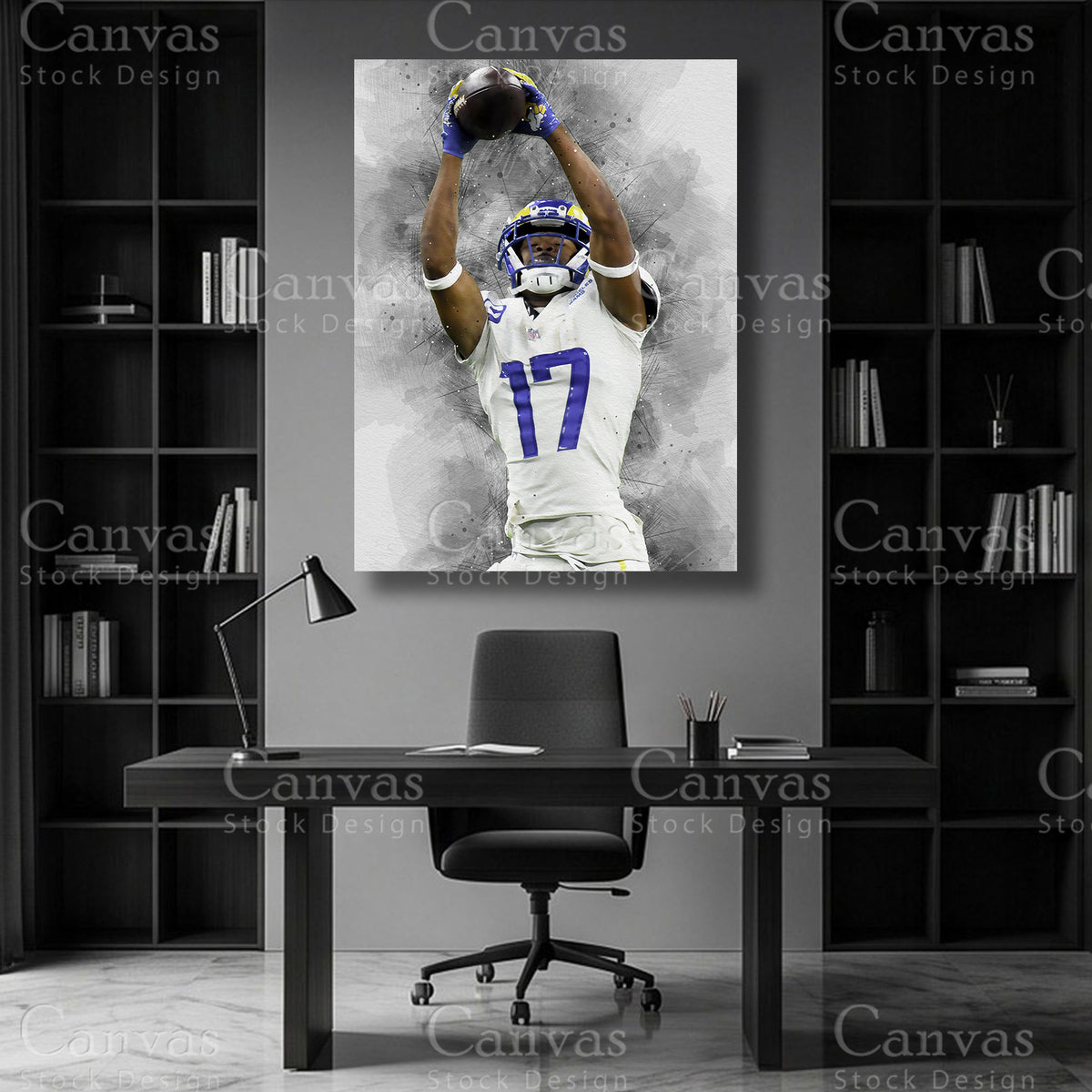 Robert Woods NFL wide receiver wall art