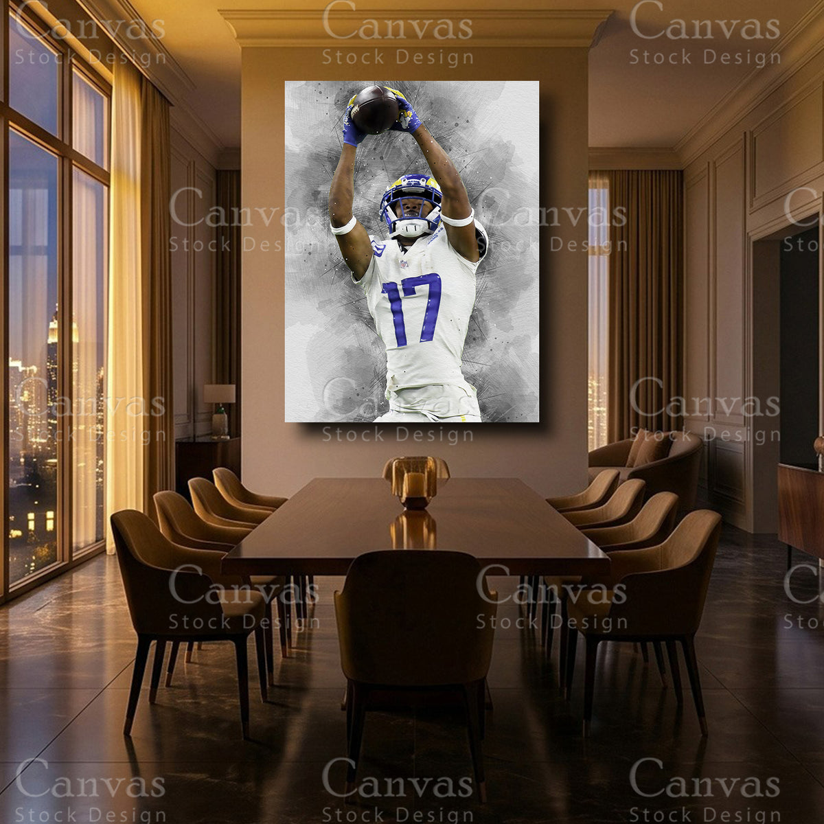 Robert Woods luxury NFL wall decor
