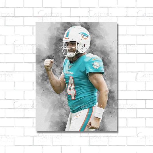 Ryan Fitzpatrick Canvas Wall Art – NFL Football Poster