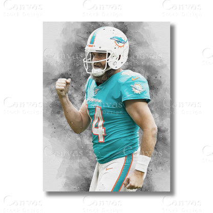 Ryan Fitzpatrick Veteran Quarterback Canvas Wall Art