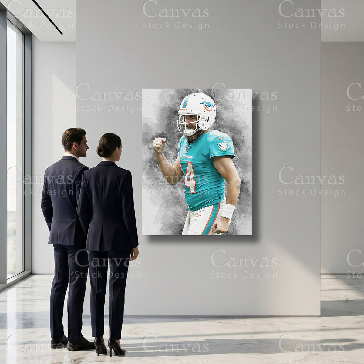Ryan Fitzpatrick professional football sports artwork