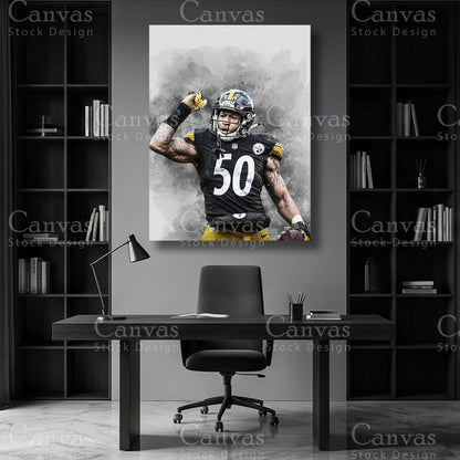 Ryan Shazier NFL player wall art