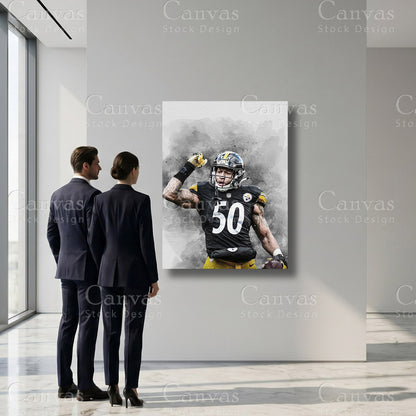 Ryan Shazier football sports canvas artwork