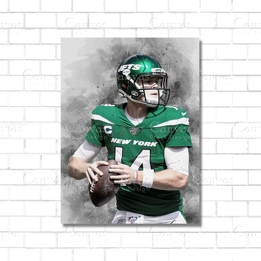 Sam Darnold Canvas Wall Art