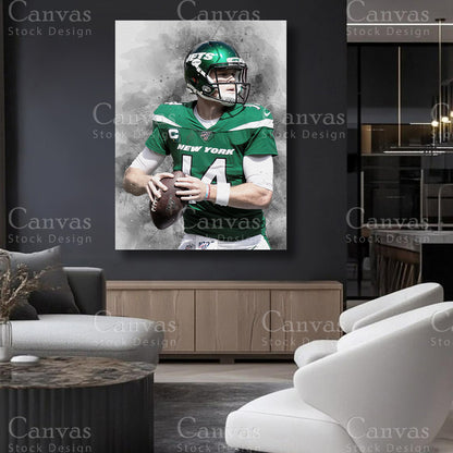 Sam Darnold statement football artwork