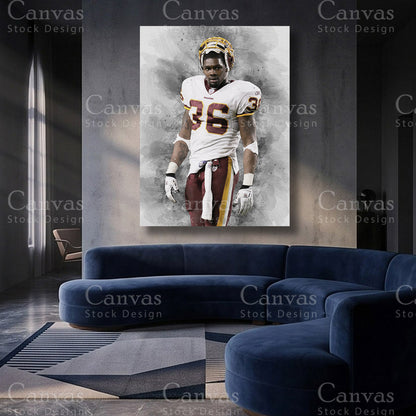 Sean Taylor NFL canvas artwork