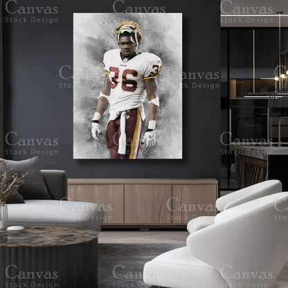 Sean Taylor statement football canvas artwork