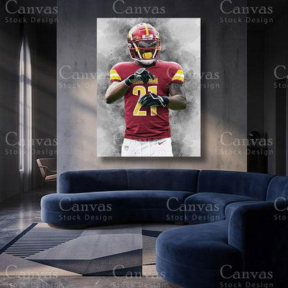 Sean Taylor NFL canvas artwork
