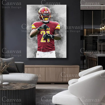 Sean Taylor statement football canvas artwork