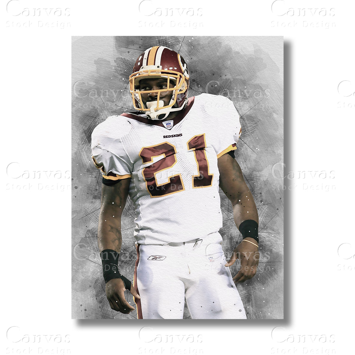 Sean Taylor Legacy NFL Canvas Wall Art