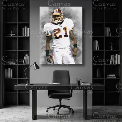 Sean Taylor NFL safety wall art