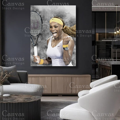 Serena Williams Canvas Art for Refined Interiors