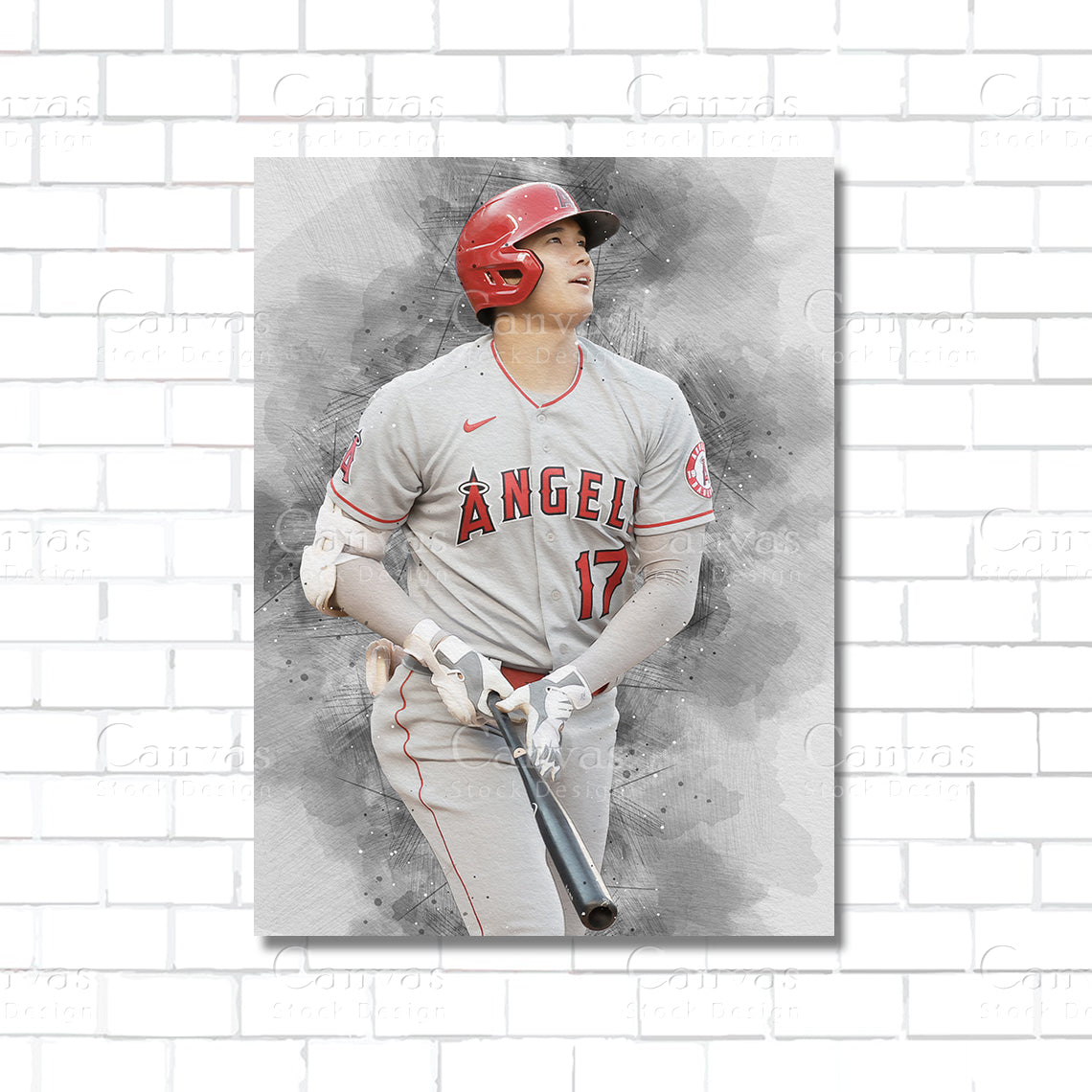 Shohei Ohtani Canvas Wall Art