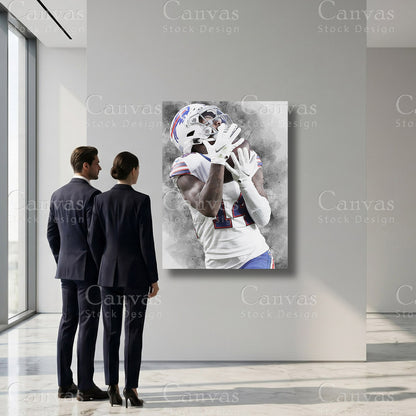 Stefon Diggs NFL sports wall art