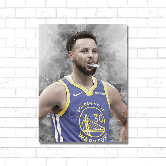 Stephen Curry Canvas Wall Art