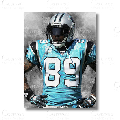 Steve Smith Iconic Football Canvas Wall Art