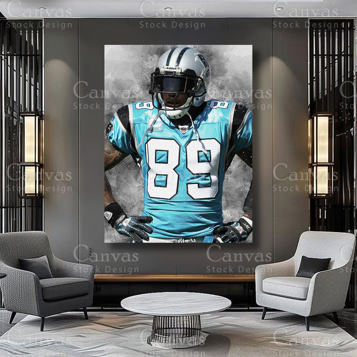 Steve Smith athlete artwork on premium canvas