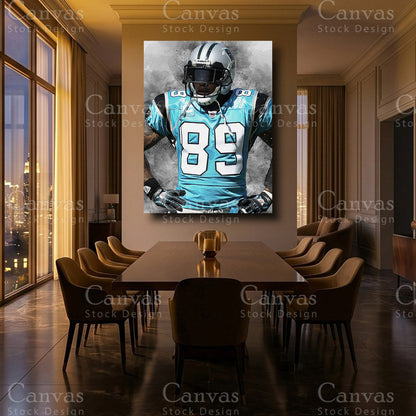 Steve Smith luxury NFL wall decor