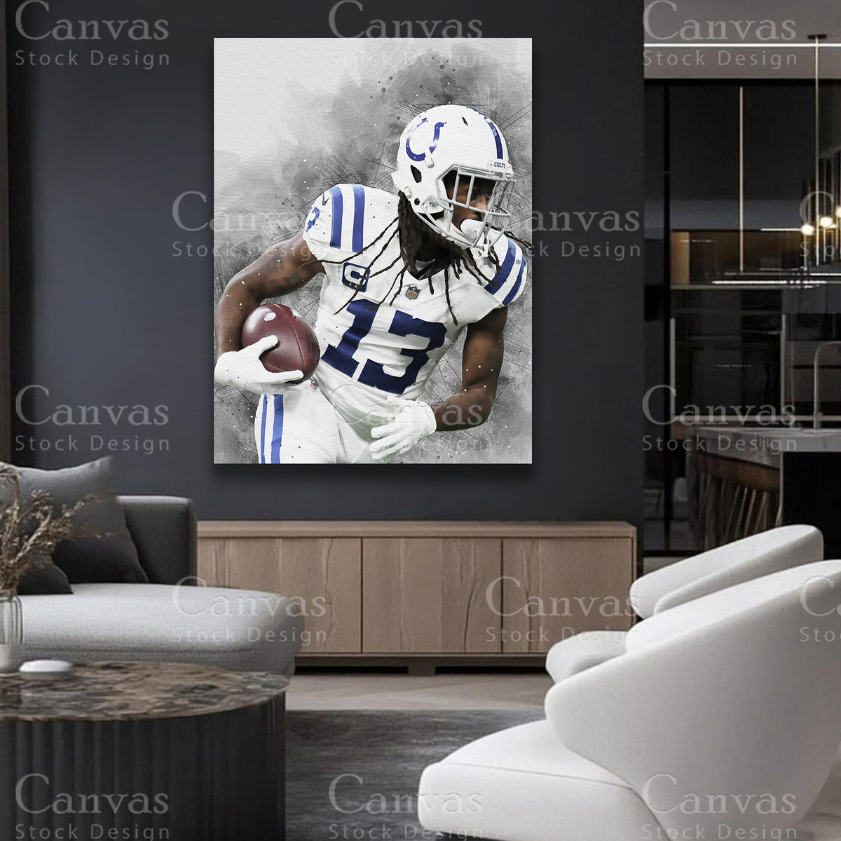 TY Hilton premium matte cotton canvas wall art