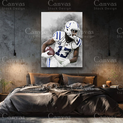 TY Hilton sports artwork for contemporary interiors