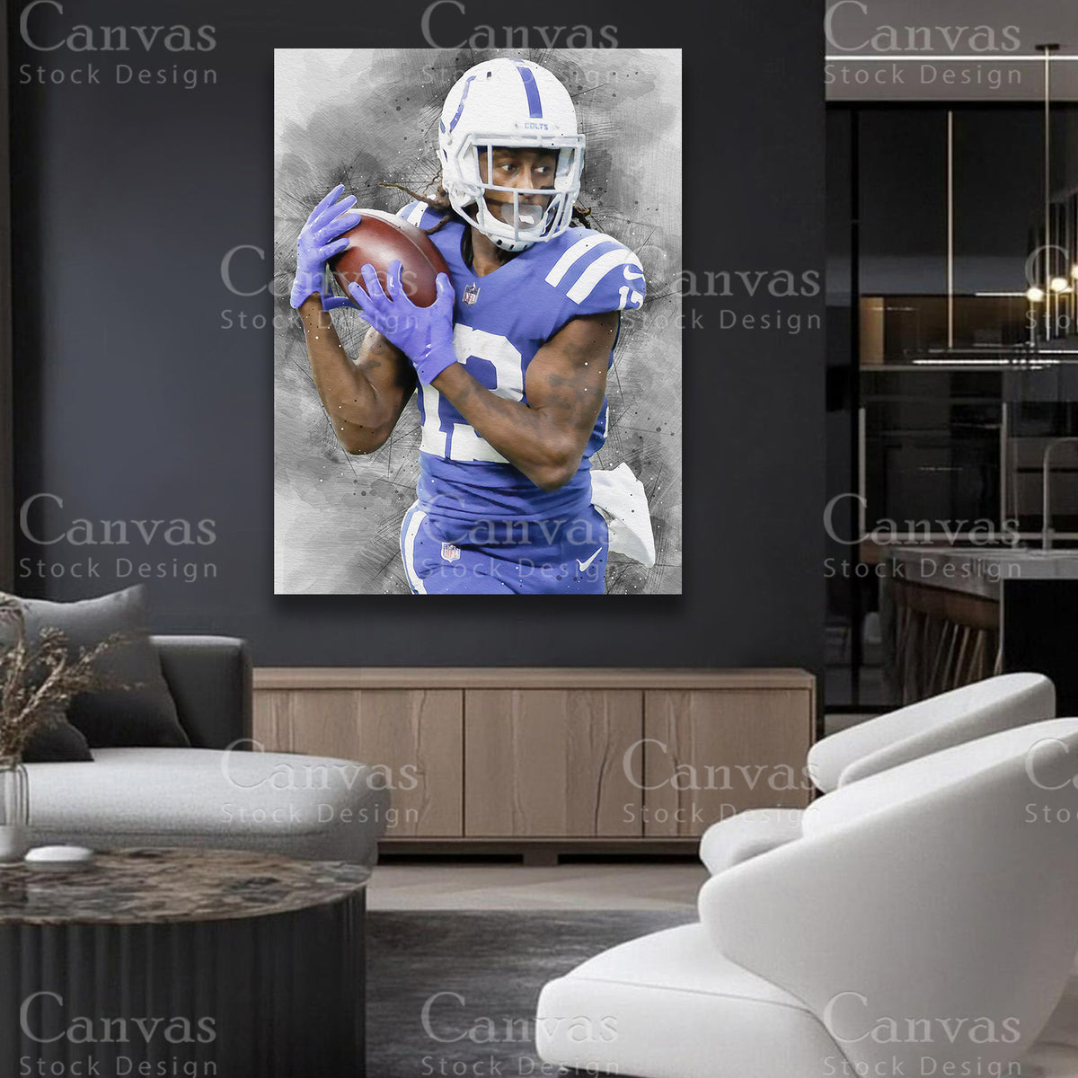 TY Hilton premium matte cotton canvas art