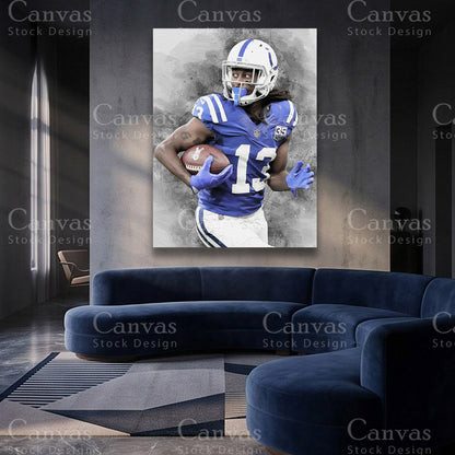 TY Hilton NFL canvas wall art