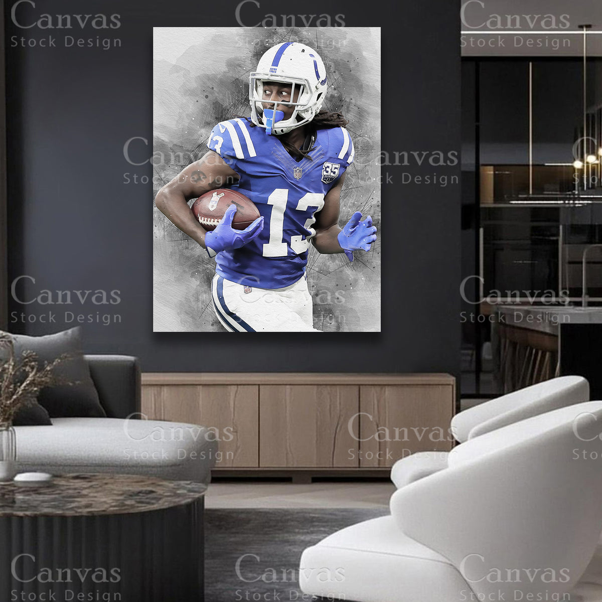 TY Hilton premium matte cotton canvas artwork