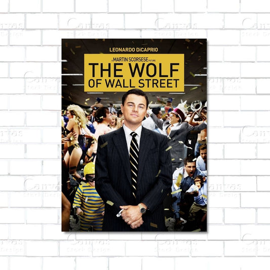 Wolf of Wall Street canvas – bold motivational wall art inspired by the iconic film


