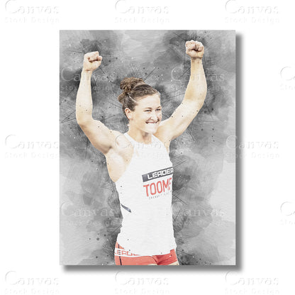 Tia-Clair Toomey Elite Fitness Canvas Wall Art