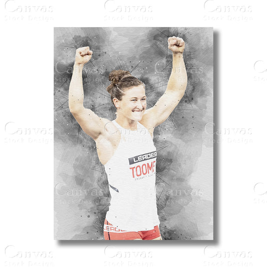 Tia-Clair Toomey Elite Fitness Canvas Wall Art
