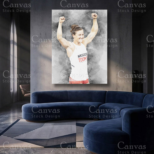 Tia-Clair Toomey fitness canvas artwork for luxury interiors